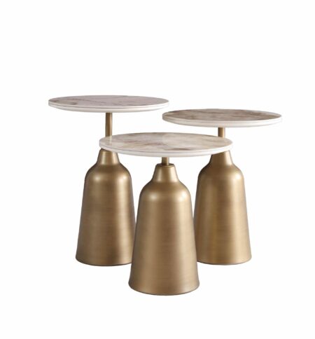 Beige Zigon Sehpa (Quartz)