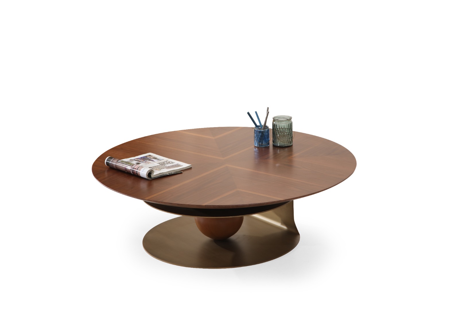 Dunch Middle Coffee Table (Solid Brass)