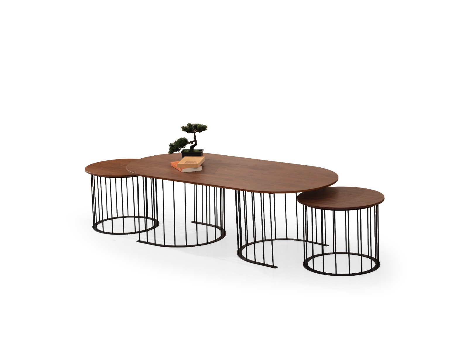 Ripa Middle Coffee Table (Walnut)